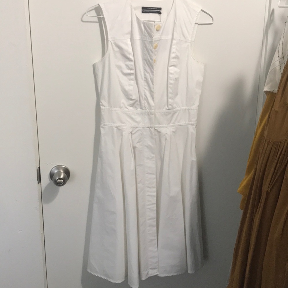 Club Monaco button down white dress size 0